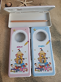Plastik Kalem Kutusu ( Camlı) - (Kişiye özel tasarımlar için bize ulaşınız)