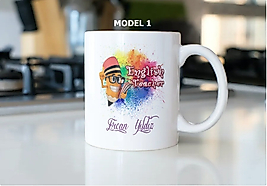 İngilizce Öğretmeni Temalı Kupa Bardak