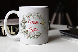 Yılbaşı Temalı Kupa Bardak