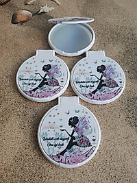 Peri Kızı Plastik Cep Aynası