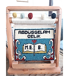 Öğretmene Özel Hediyelik Minyatür Halı (28x33 ebat)