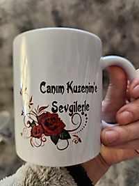 Porselen Kupa Bardak Kişiye Özel