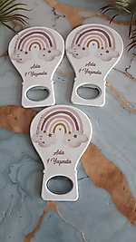 Gökkuşağı Temalı Doğum Günü Balon Açacak Magnet