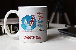 Yılbaşı Temalı Kupa Bardak