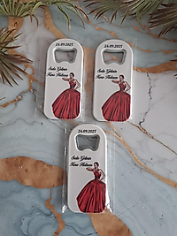 Söz, Nişan, Nikah, Kına, Düğün Dikdörtgen Açacak Magnet