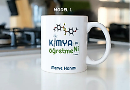 Kimya Öğretmeni Temalı Kupa Bardak
