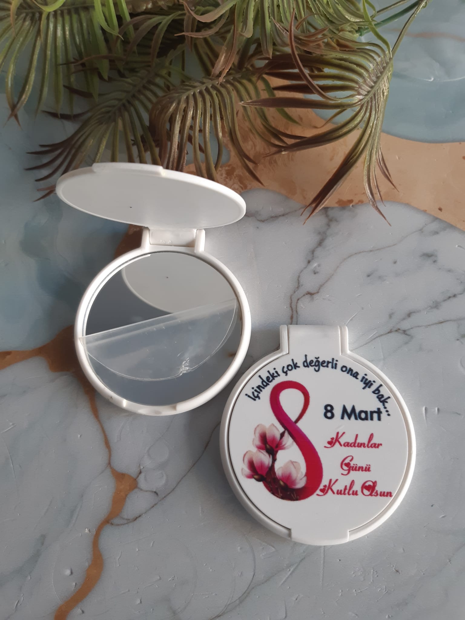 Anneler gününe özel Plastik Cep Aynası