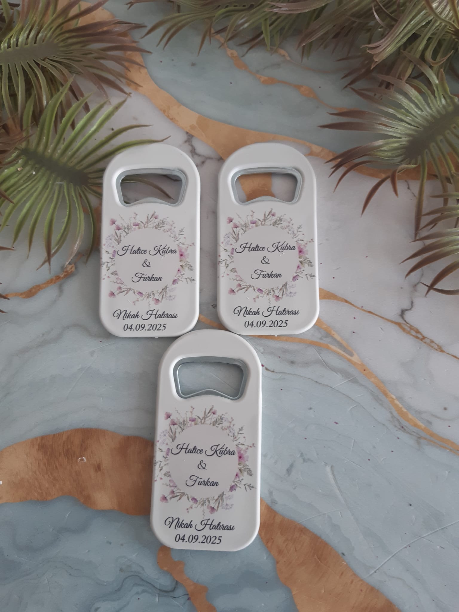 Söz, Nişan, Nikah, Kına, Düğün Dikdörtgen Açacak Magnet