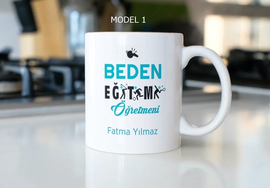 Beden Eğitimi Öğretmeni Temalı Kupa Bardak
