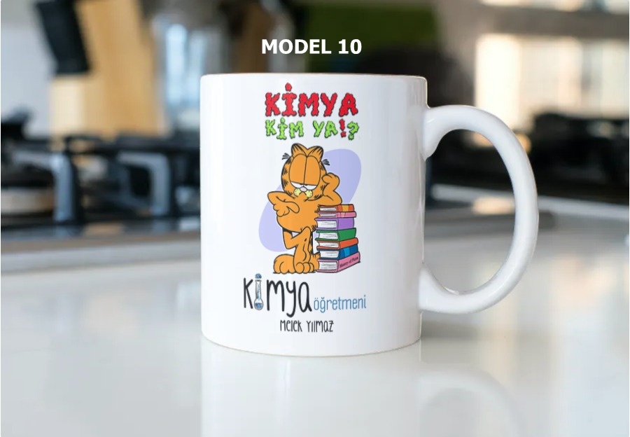 Kimya Öğretmeni Temalı Kupa Bardak