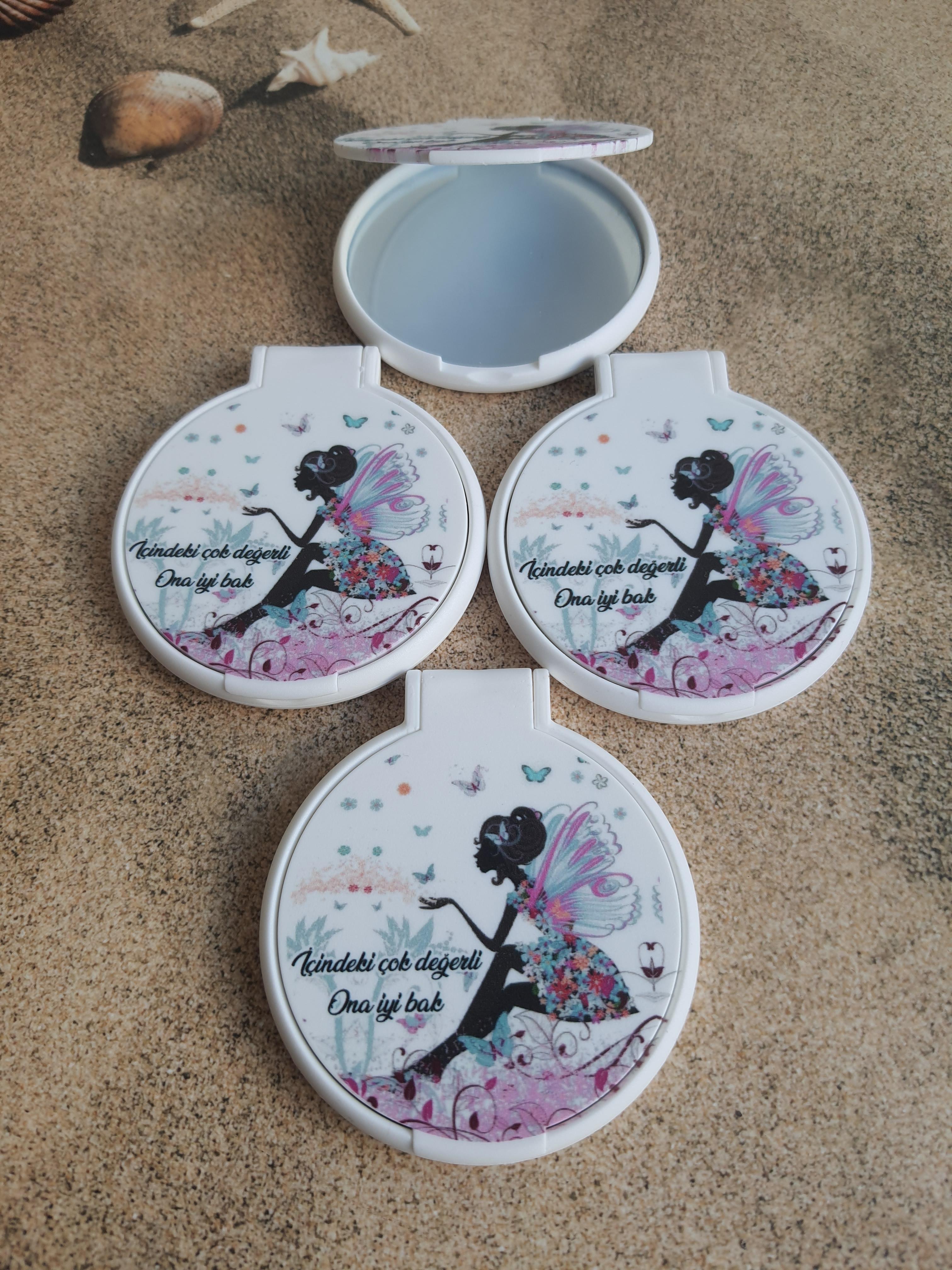 Peri Kızı Plastik Cep Aynası
