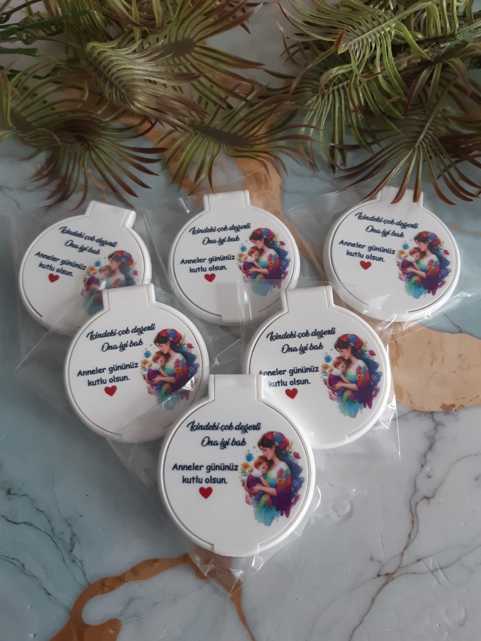 Anneler gününe özel Plastik Cep Aynası