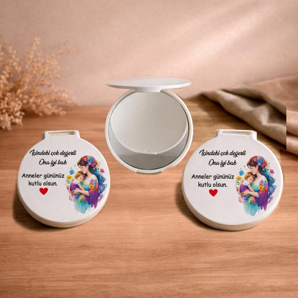 Anneler Günü Hediyelik Cep Aynası