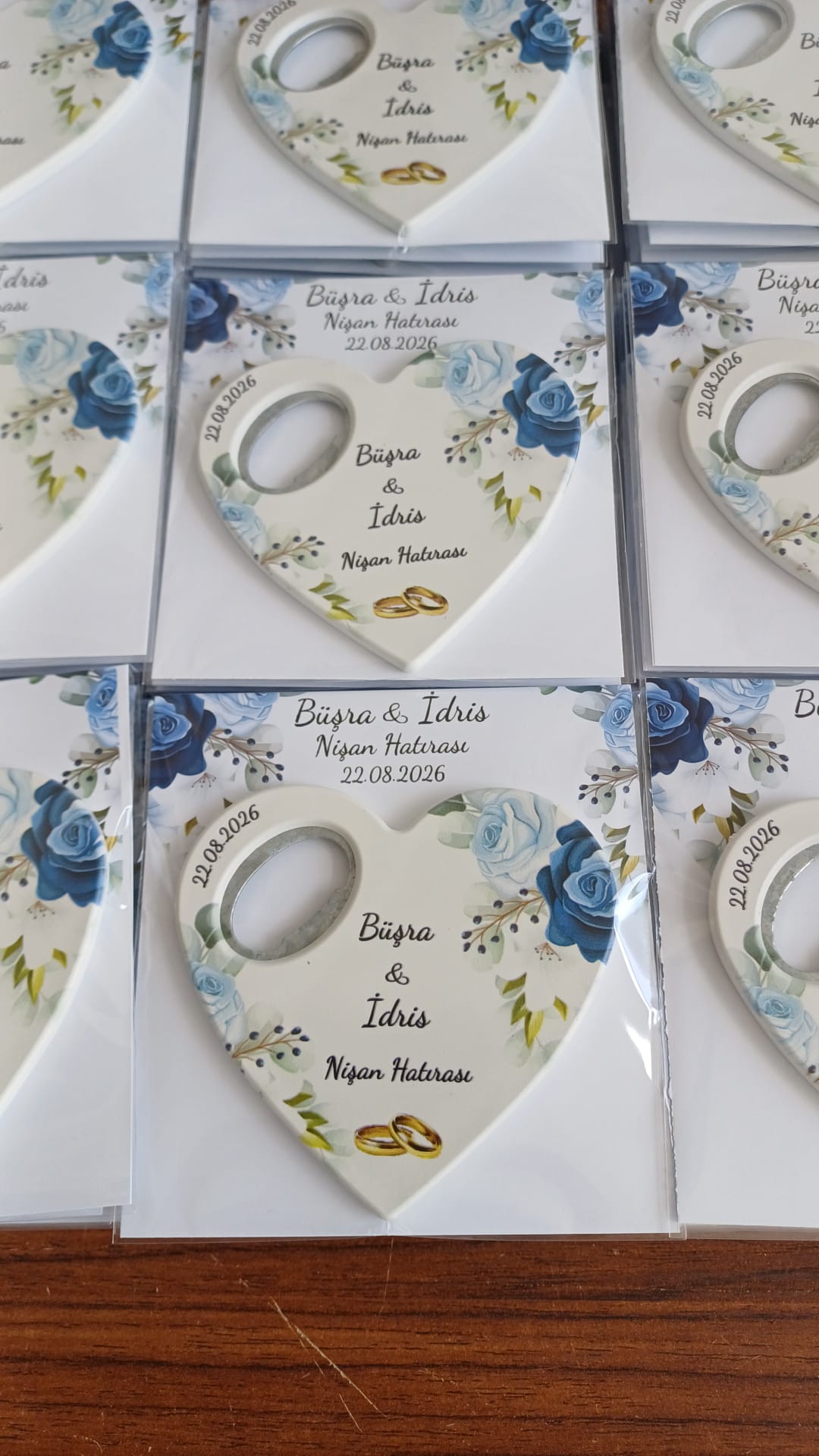 Kalp Açacak Magnet KARTLI Söz, Nişan, Nikah, Kına, Düğün